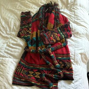 Free people colorful cardigan